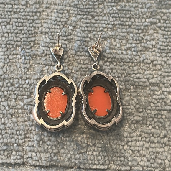 JTV Sterling Silver Cameo Earrings - Picture 3 of 6